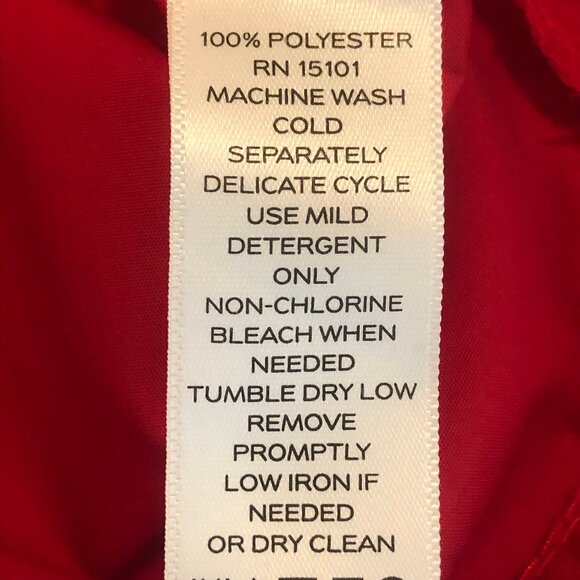 Susan Graver Red Lightweight Hooded Jacket - Size S - Picture 10 of 16